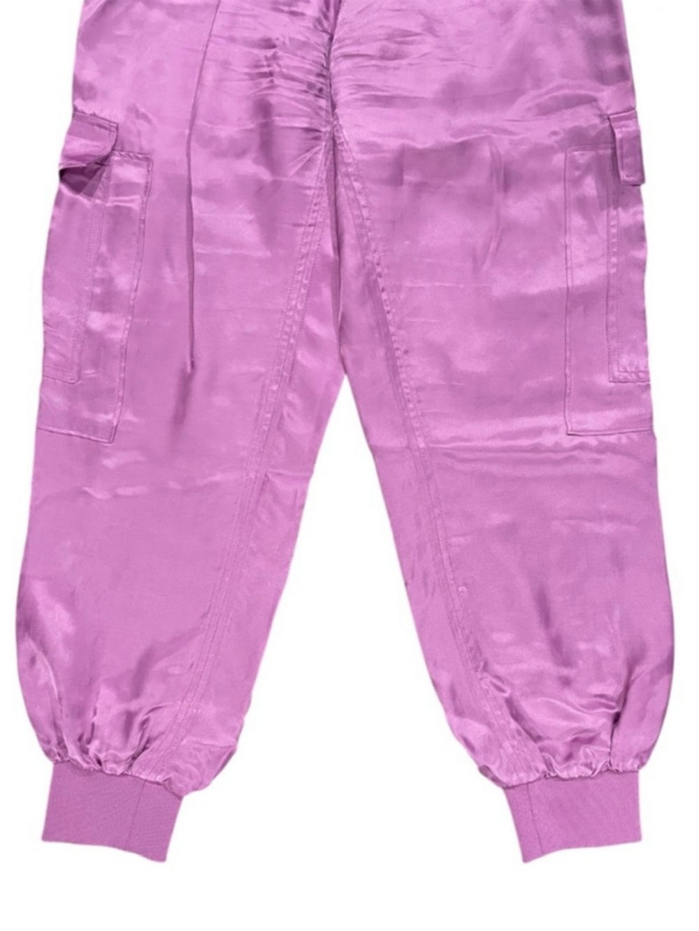 CINQ A SEPT Purple Silky High Waist Pants Small - Picture 7 of 11